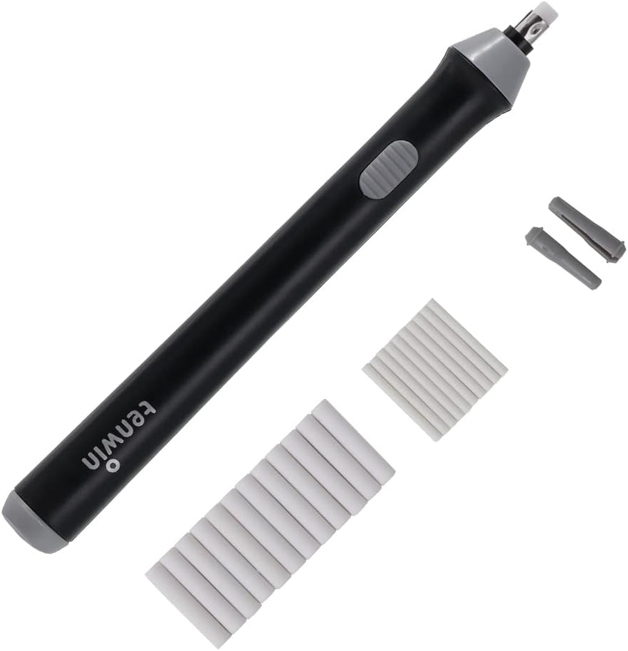 Electric Eraser, Battery Operated Eraser Kit with 22pcs Additional Replaceable R...