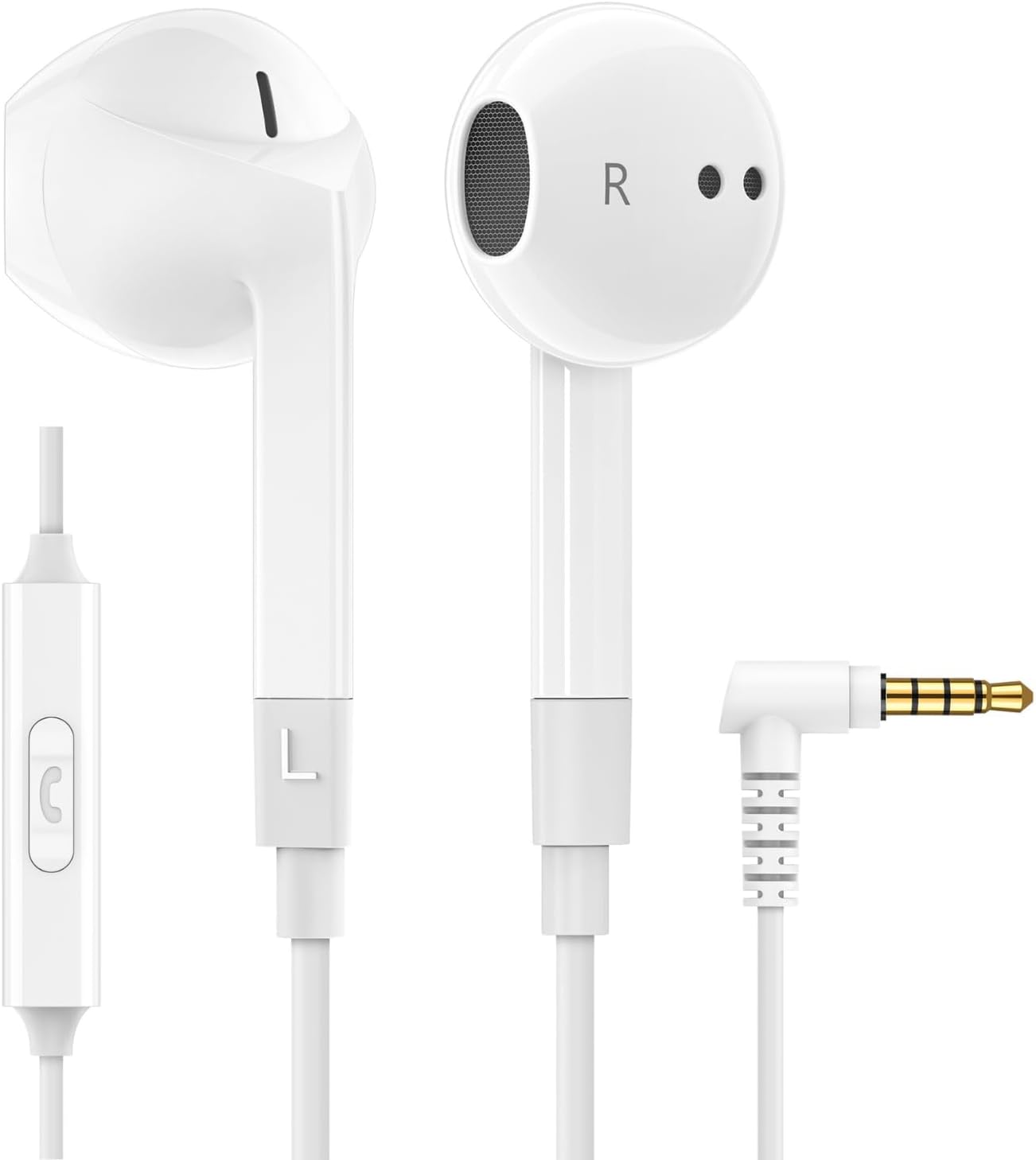 Ludos FEROX Wired Earbuds in-Ear Headphones, Earphones with Microphone, 5 Years...