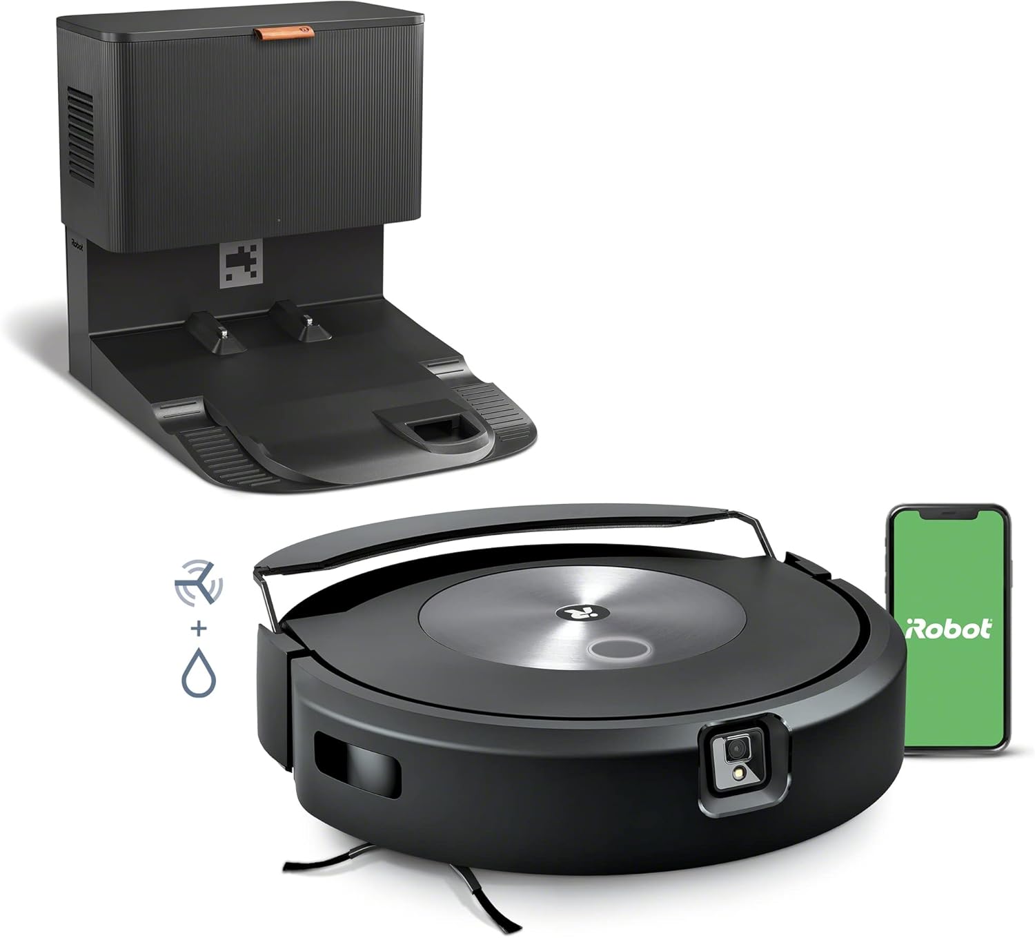 iRobot Roomba Combo j7+ Self-Emptying Robot Vacuum & Mop - Fully Retractable pad...