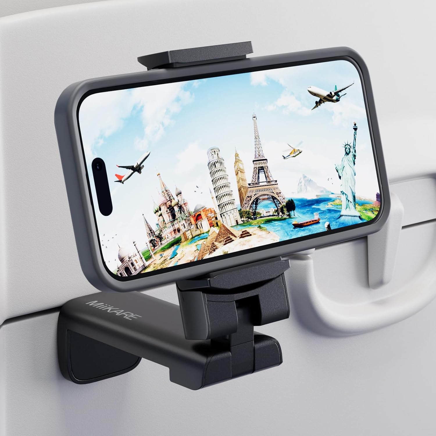 MiiKARE Phone Stand Universal Mount Phone Holder 360 Degree Rotating Adjustable...