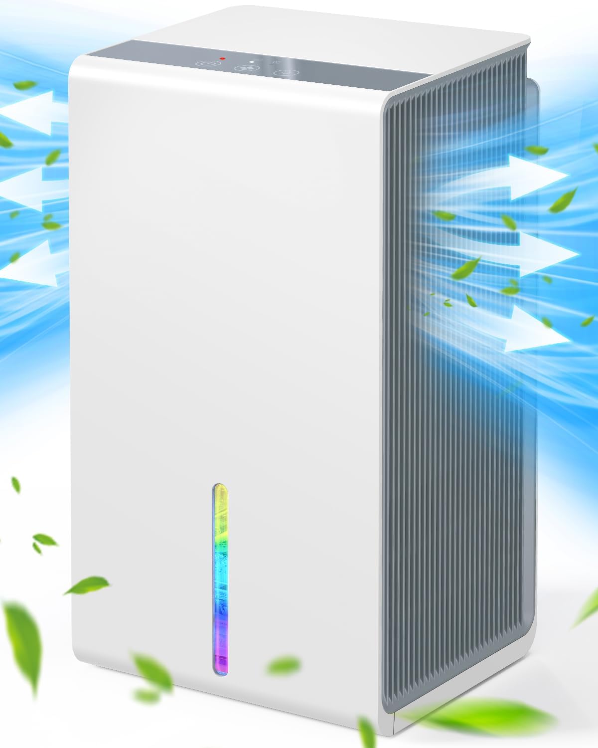 Dehumidifiers, Portable Dual-Core Dehumidifier for Home, Bedroom, Bathroom & War...