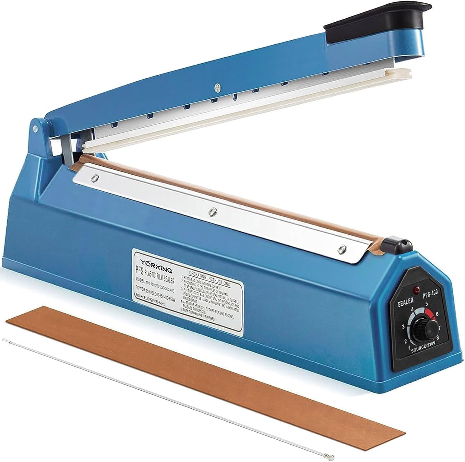 Youyijia 400mm Impulse Heat Sealer Portable Sealing Machine Balloon Heat Sealer...