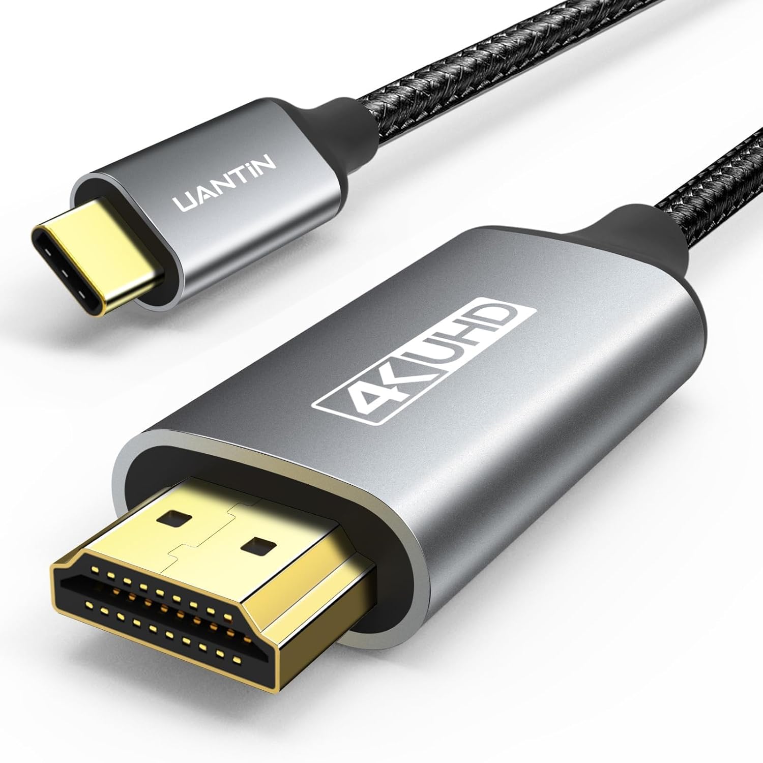 UANTIN USB C to HDMI Cable | 4K High-Speed 1.8M USB 3.1 Type-C to HDMI 2.0 Cord...