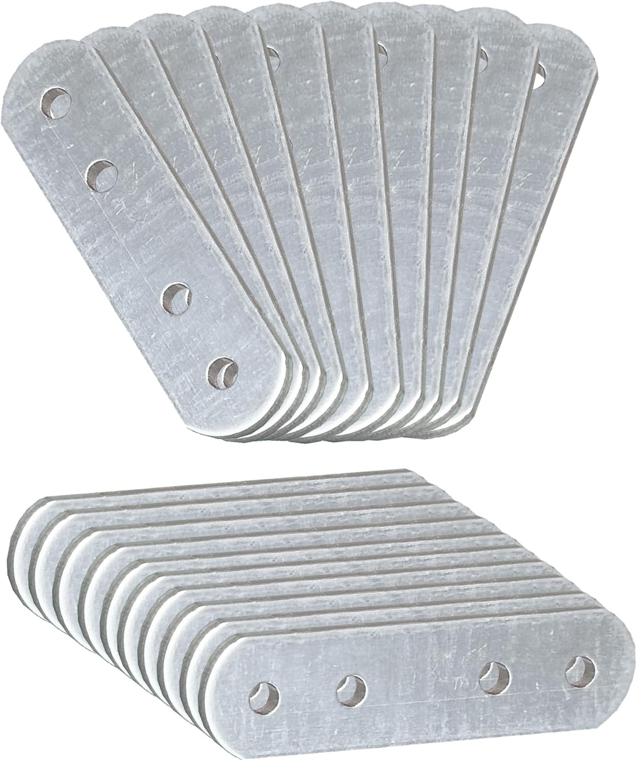 OMIdeas 20 x Connecting Plates (60 x 16 x 1.5) Straight Repair Joining Fixing Me...