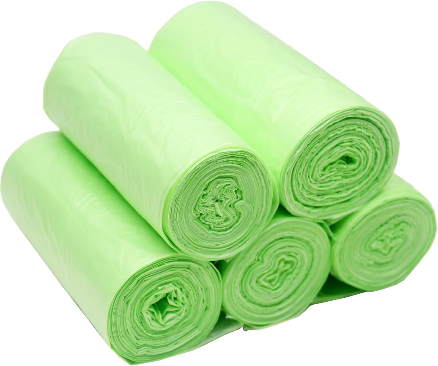 ZHEZHE 120PCS, Trash bags 6L/1.2Gallon small Garbage bags，food waste bags，smal...