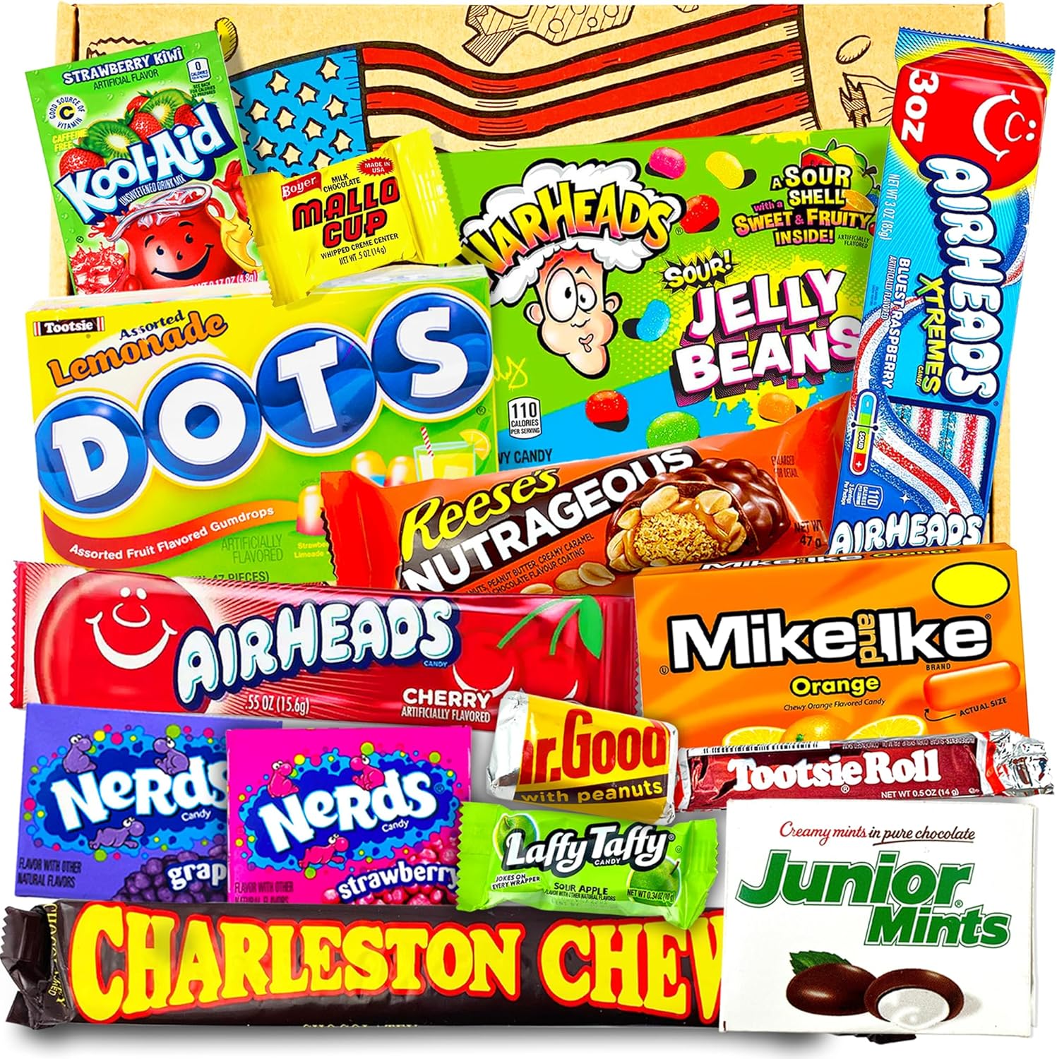 Heavenly Sweets | American Sweets Gift Box | Candy Sweet Box | USA Sweet Hamper...