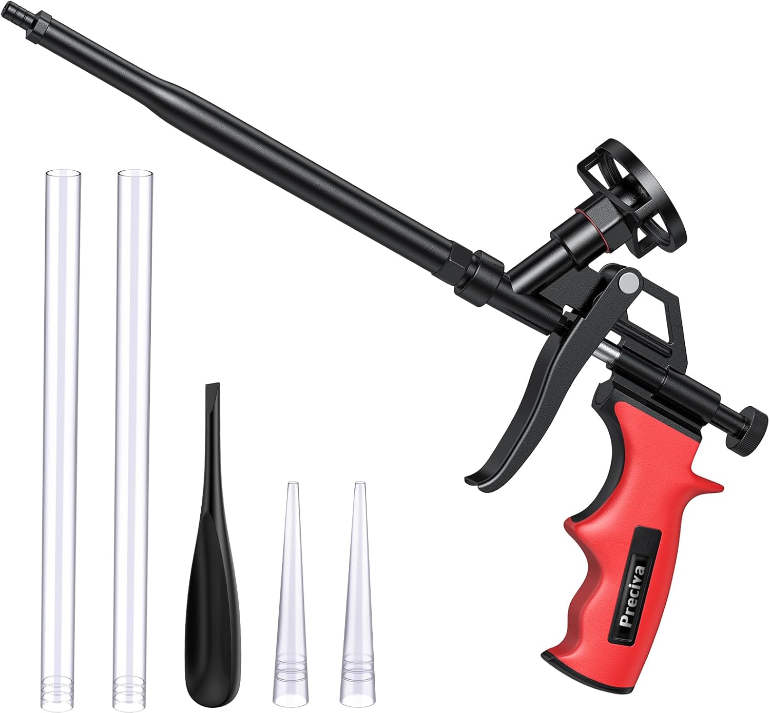 Foam Gun, Preciva Professional Foaming Guns, Needn't Cleaner PU Foams Expanding...