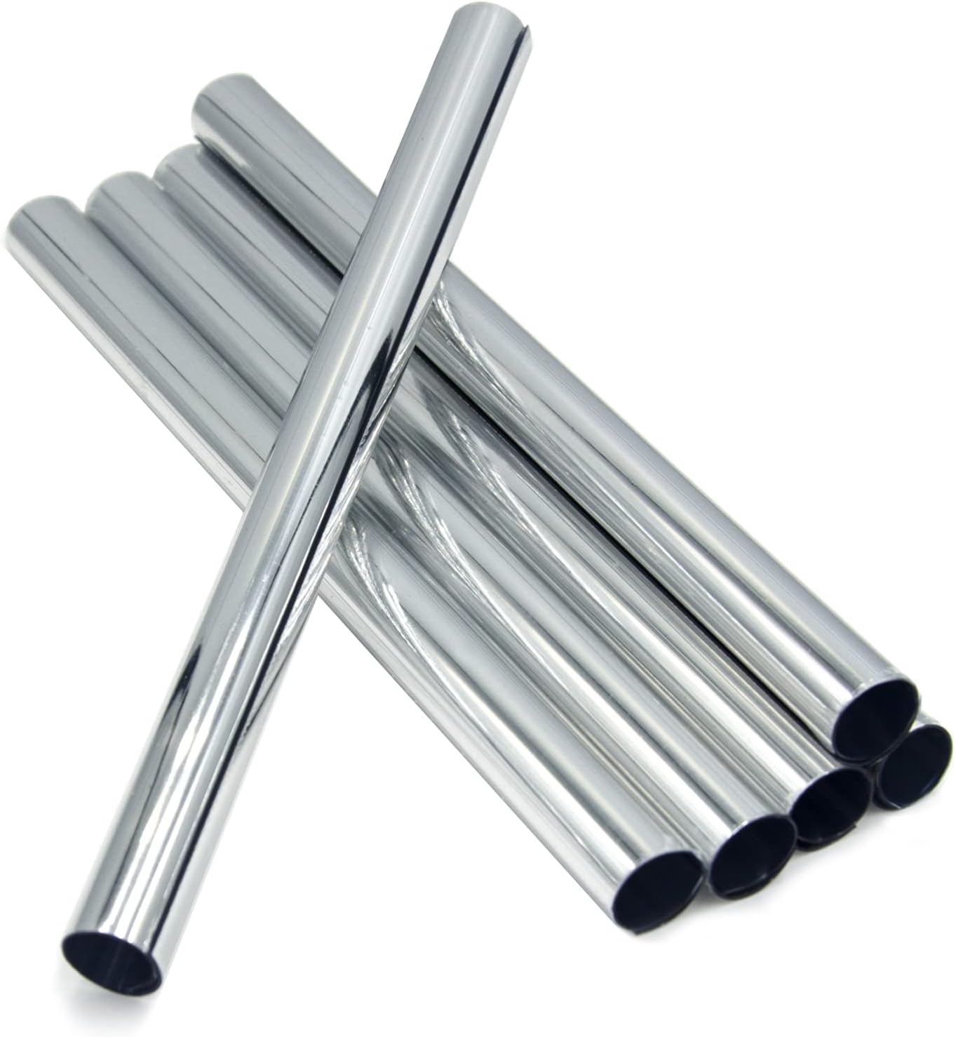 200mm x 15mm Pipe Covers- Radiator Pipe Covers Chrome- Radiator Pipe Collars (6...