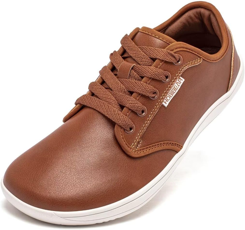 HOBIBEAR Unisex Wide Barefoot Shoes for Mens Womens Minimalist Sneakers Zero Dro...