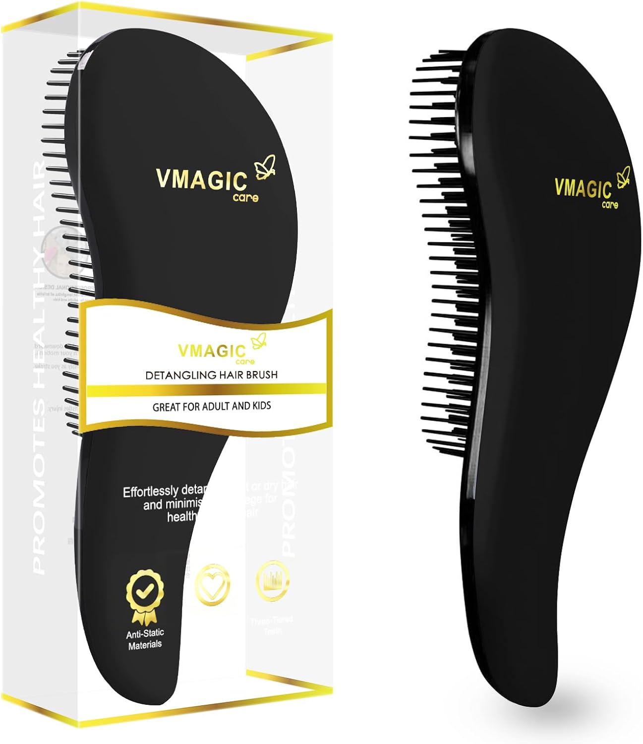 Detangling Brush - glide the Detangler Brush through Tangled hair - Best Brush/C...