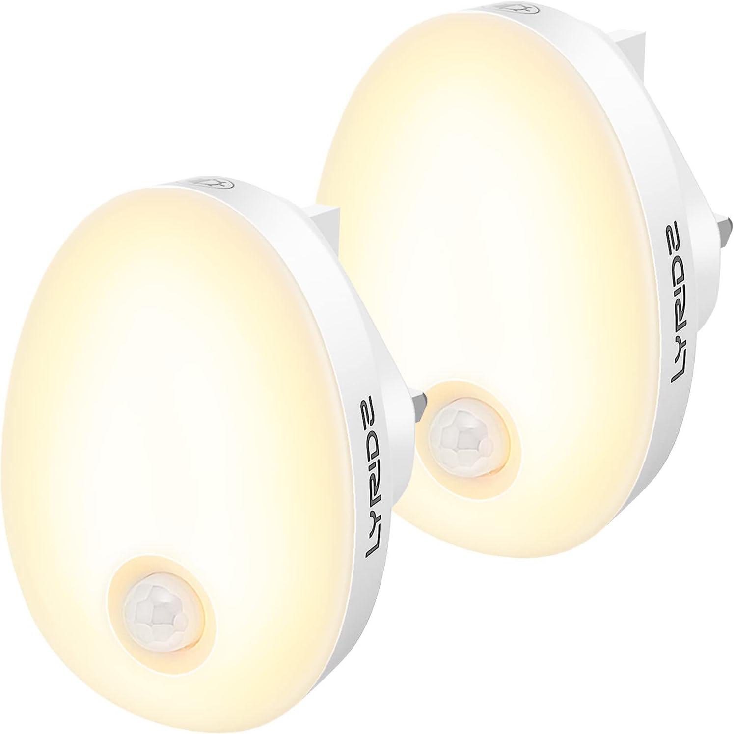 Lyridz Night Light Plug in Wall, LED Motion Sensor Lights Indoor, Dimmable Warm...