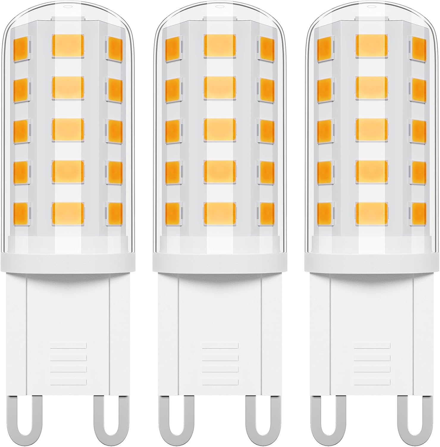Vanke G9 LED Bulbs 4W, Equivalent to 40W, Warm White 2700K Yellow Light, 440 Lum...