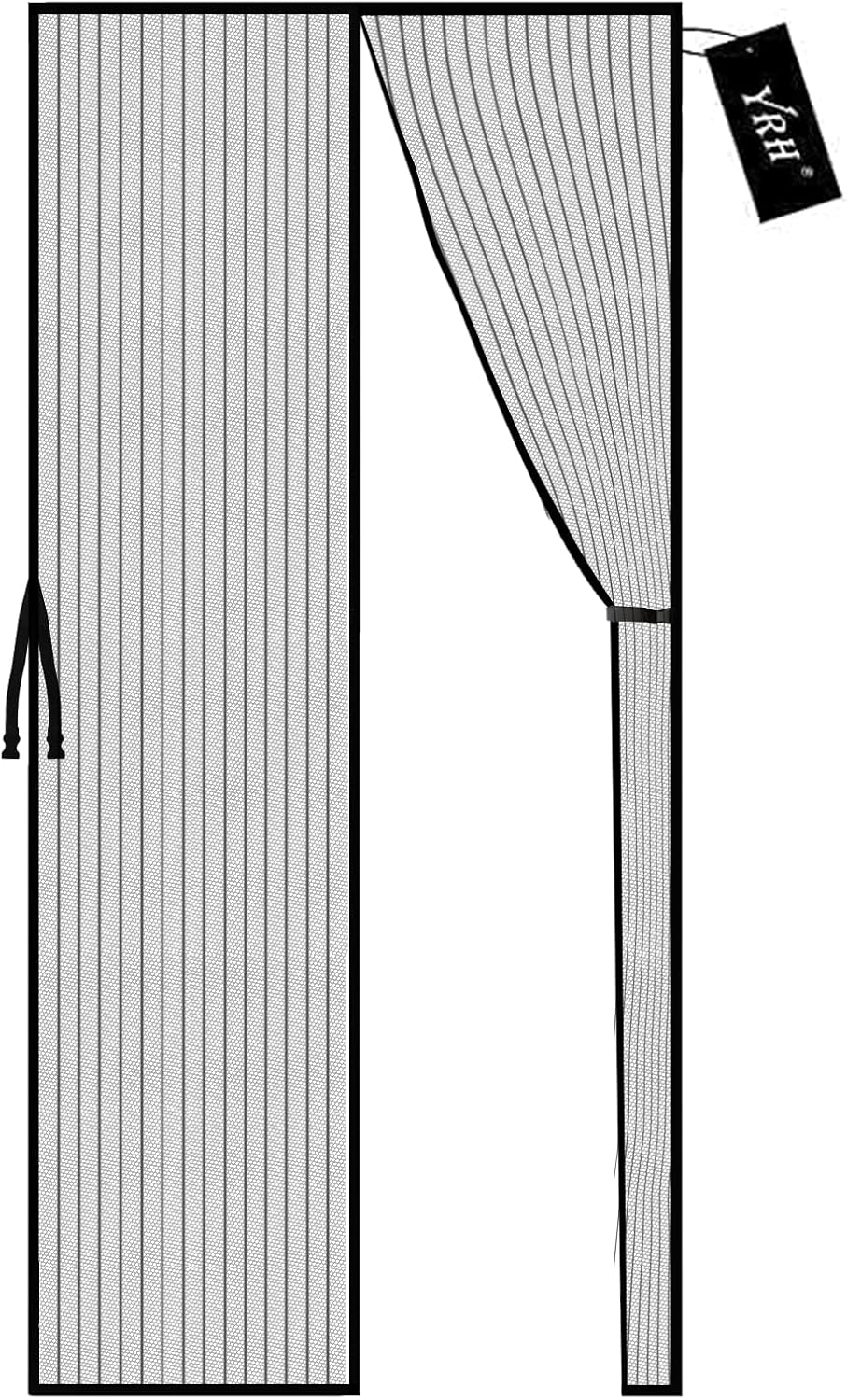 YRH Magnetic Fly Screen Door,New Side Buckle Design,Heavy Duty Mesh,Self Sealing...