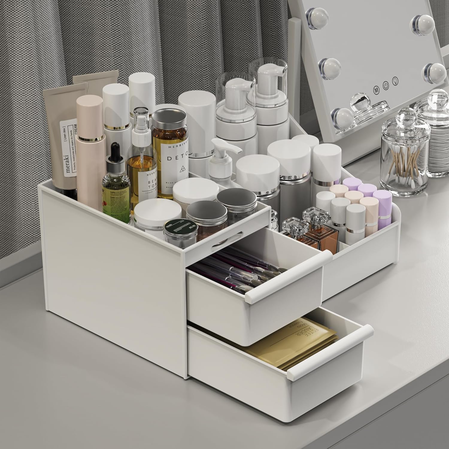 DancesCat Makeup Organizer Storage Drawers, Large Capacity Cosmetic Organisers f...