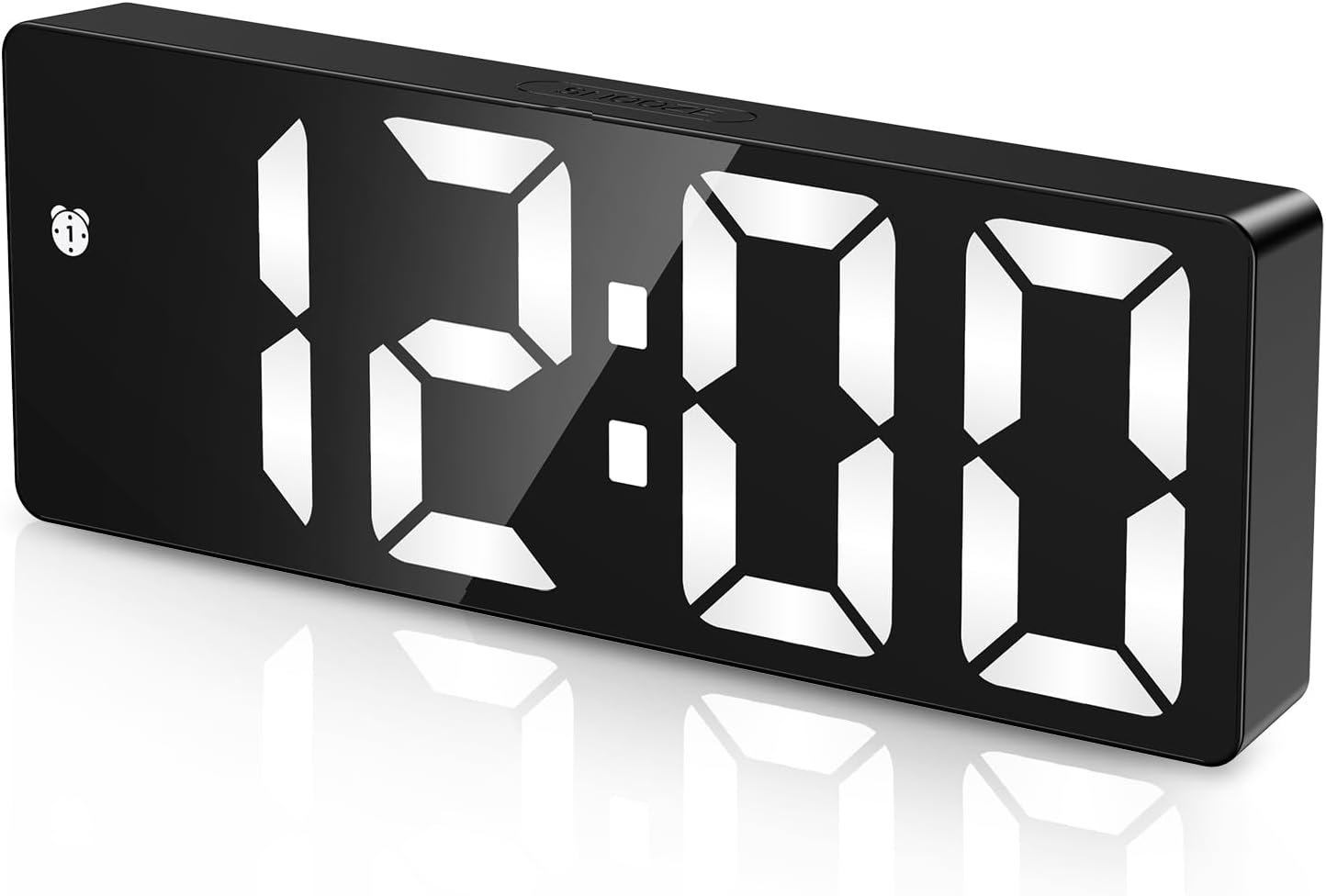 Criacr Digital Alarm Clock, Bedside Alarm Clock with 6.5" Display, LED Small Des...