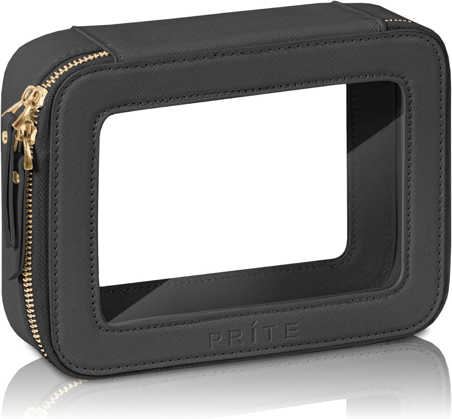 Prite Clear Makeup Bag with Gift Box Waterproof Cosmetic Case Travel Toiletry Ba...