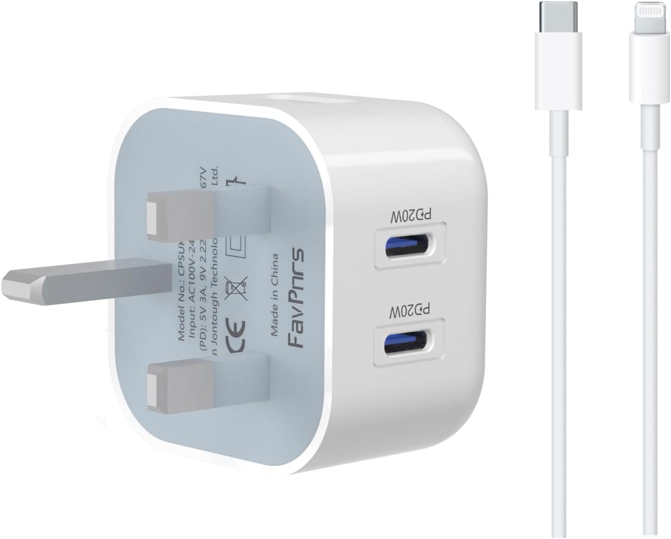 for iPhone Charger Plug and Cable 2m Lightning for Apple iPhone 14 pro max/13/12...