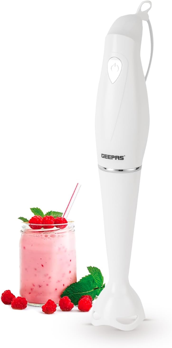 Geepas Hand Blender | Food Collection Hand Blender, Soup Mixer with Stainless St...