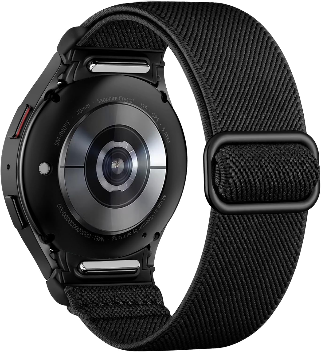 Mastten Elastic Nylon Strap Compatible with Samsung Galaxy Watch 7/6/5/4 Strap 4...
