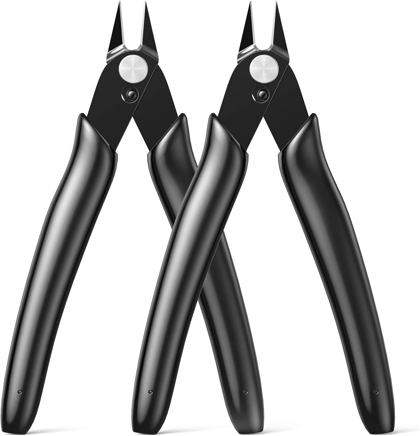 BOENFU Wire Cutter 2PCS Precision Flush Cutters Side Cutter Small Cable Snips Di...