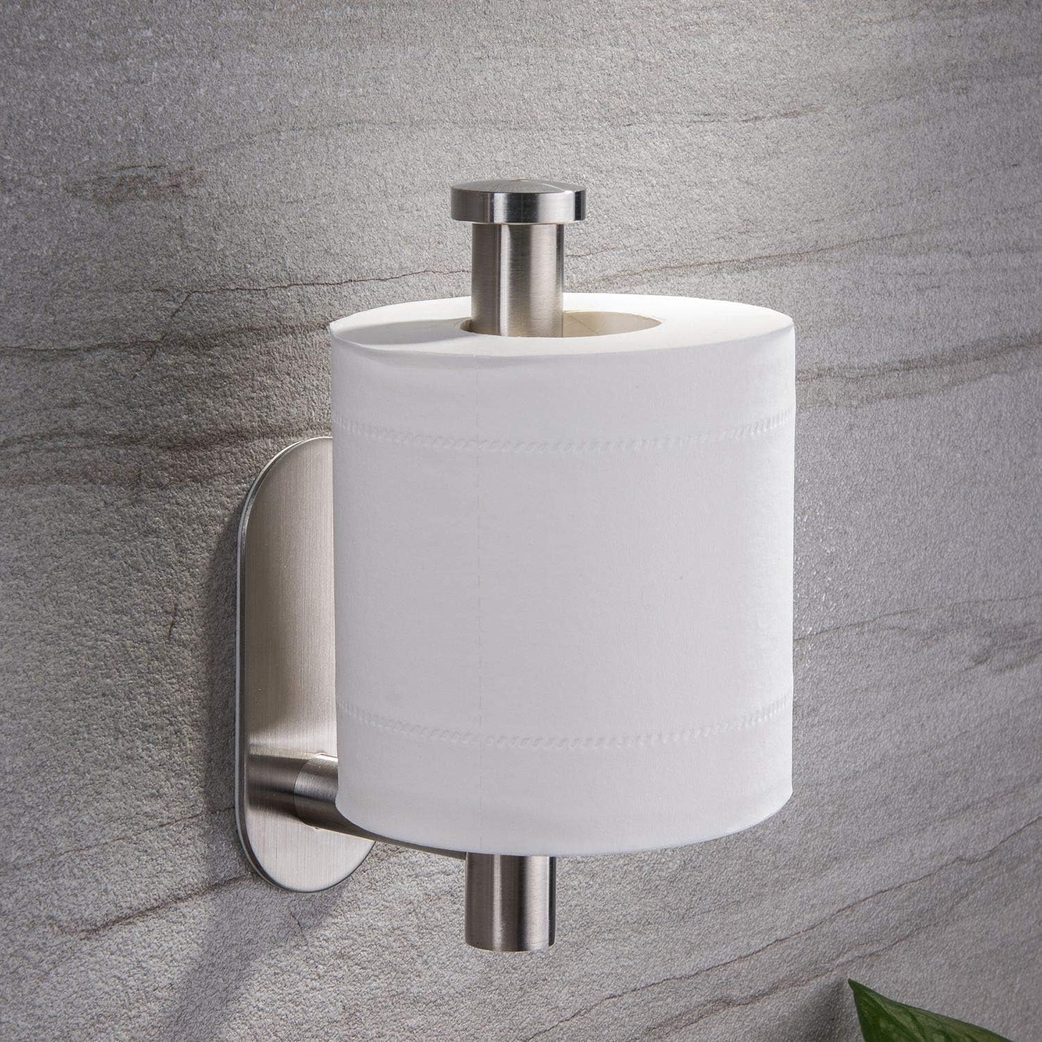 Toilet Roll Holder Self Adhesive - Toilet Paper Holder for Bathroom Stick on Wal...