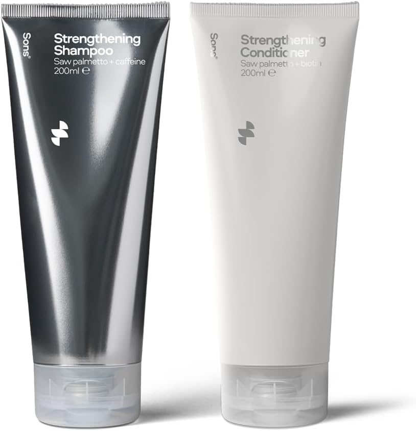 Sons Shampoo & Conditioner For Men – DHT Blocking, Anti-Dandruff & Nutrient Rich...