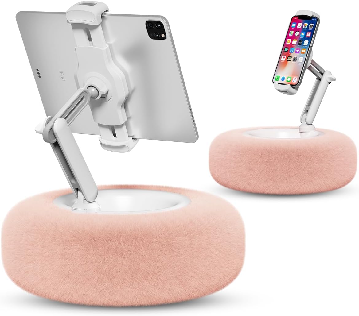 Viozon Tablet Stand with Pillow, Kindle Holder, Compatible with 4.7"-13" Phone/T...
