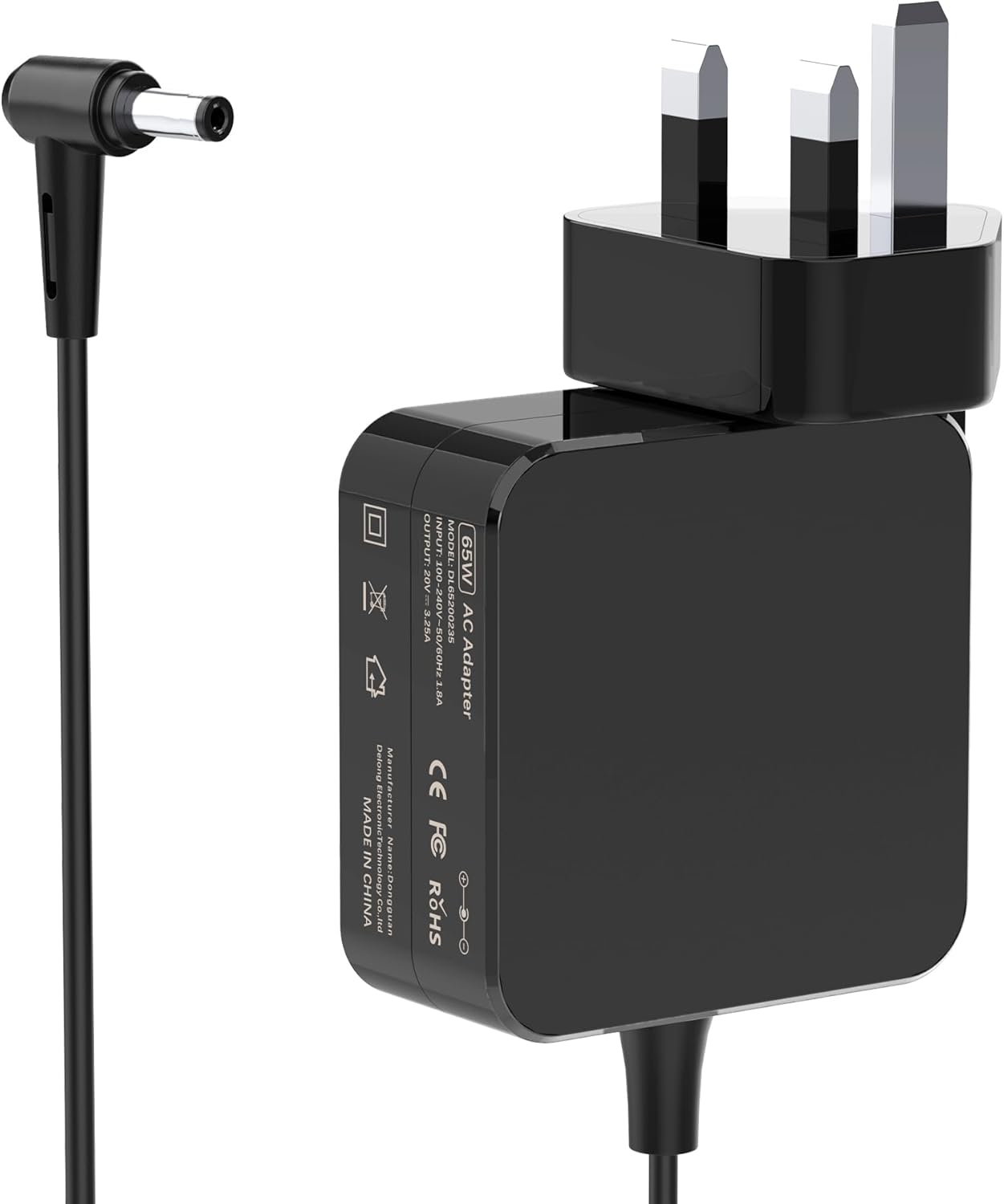 65W Lenovo Laptop Charger 20V 3.25A Power Supply Adapter for Lenovo V15 V14 G1 G...