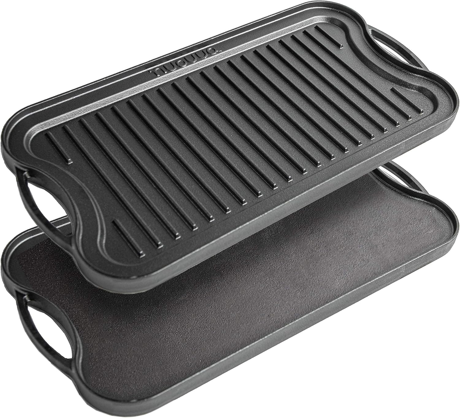 nuovva Cast Iron Griddle Plate for Gas Hob and BBQ...