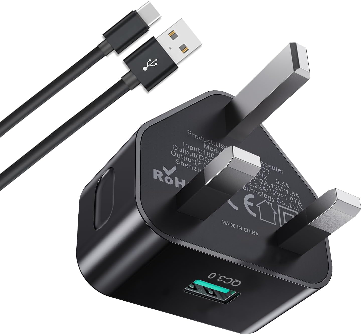 Samsung Fast Charger Plug and Cable,USB to C Charger Cable Fast Charge and Plug...