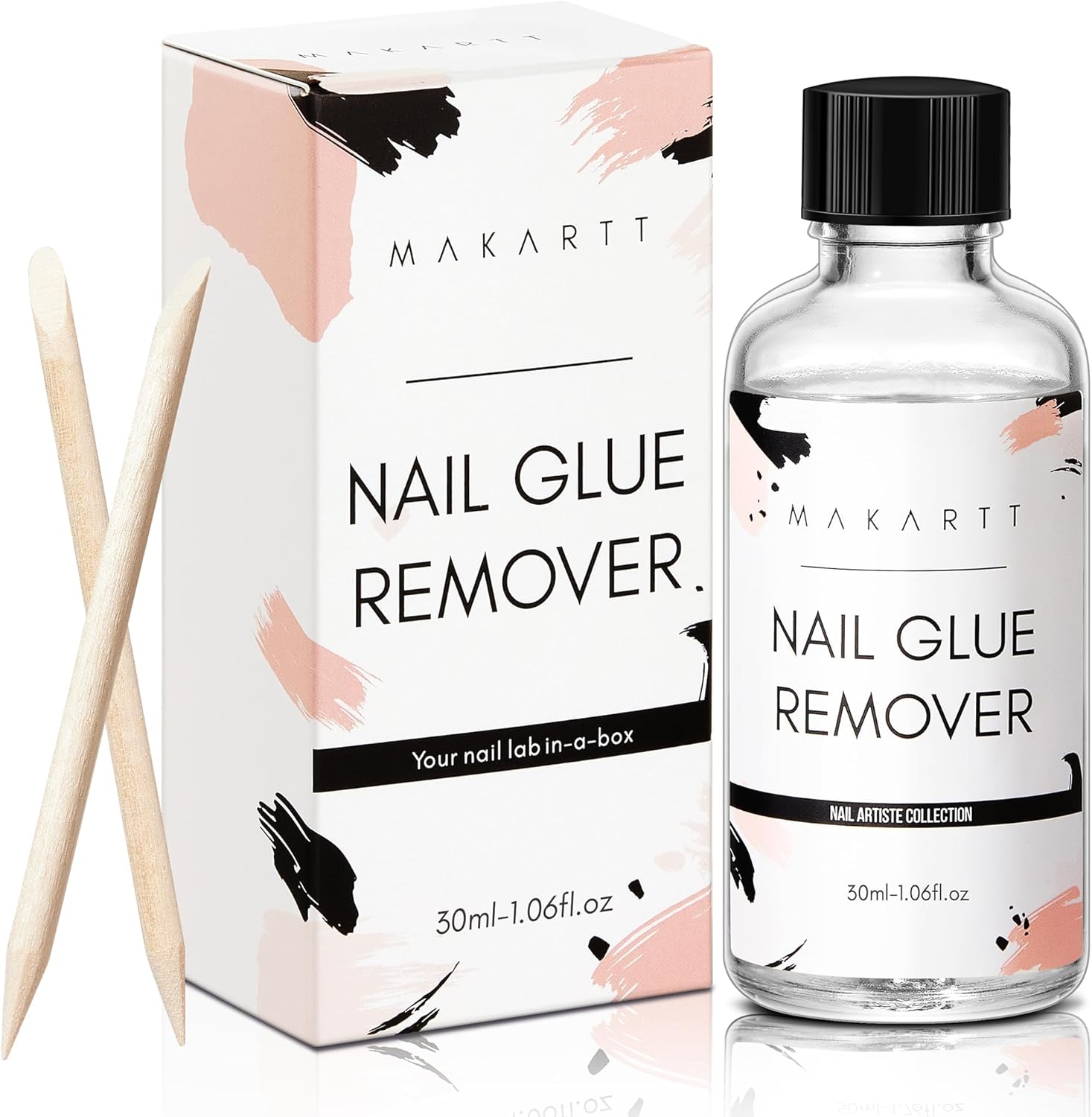 Makartt Nail Glue Remover for Press on Nails, 30ml Professional Nail Tips Artifi...