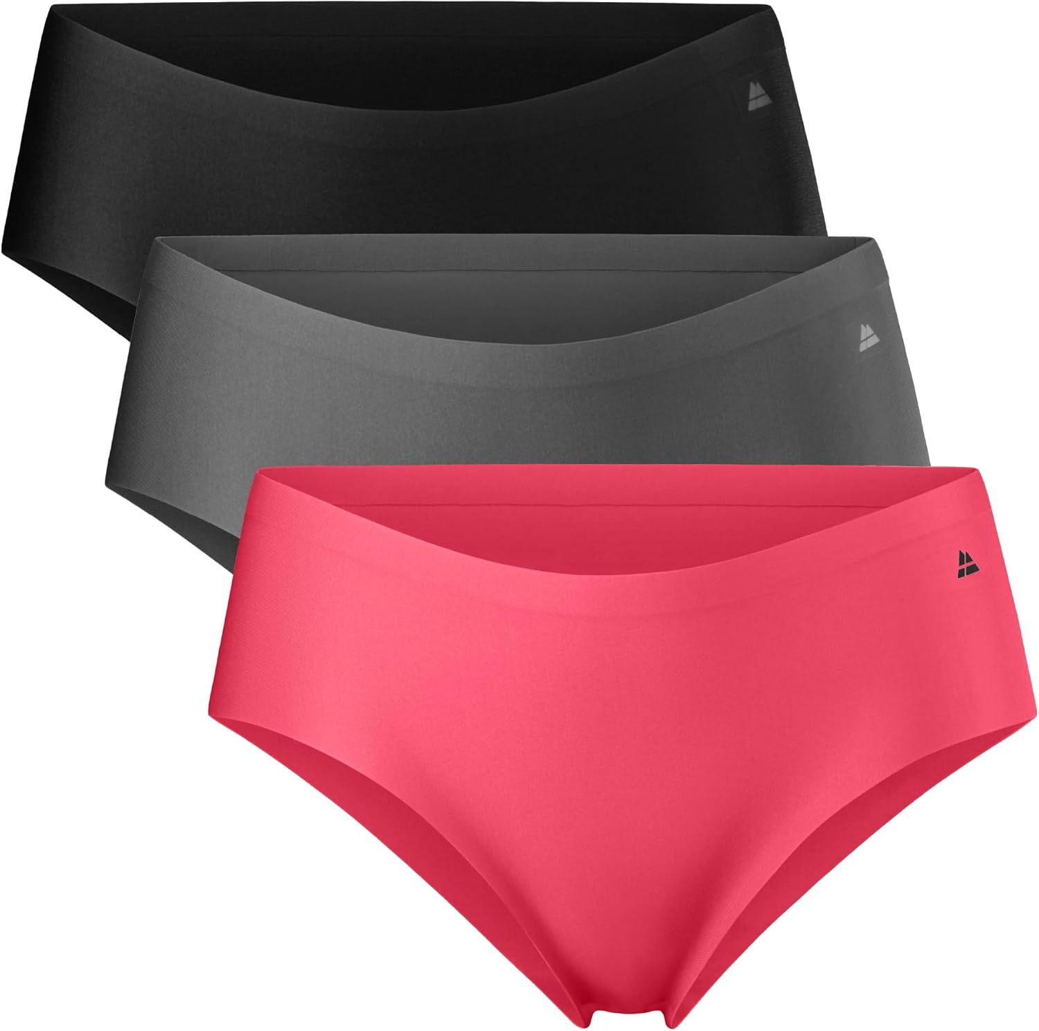 DANISH ENDURANCE Women's Invisible Hipster Panties, Sport Knickers, No-Show Unde...