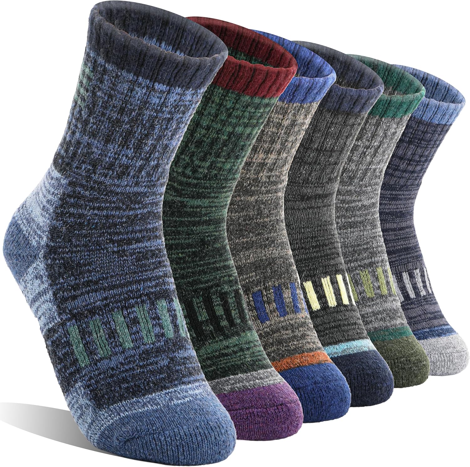 Kids Merino Wool Hiking Socks Boys Girls Toddler Thermal Winter Warm Thick Cushi...