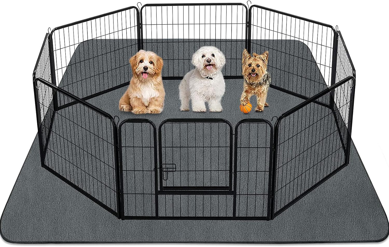 INVENHO Washable Pee Pads for Dogs 72"x72" Reusable Dog Pads Extra Large Upgrade...