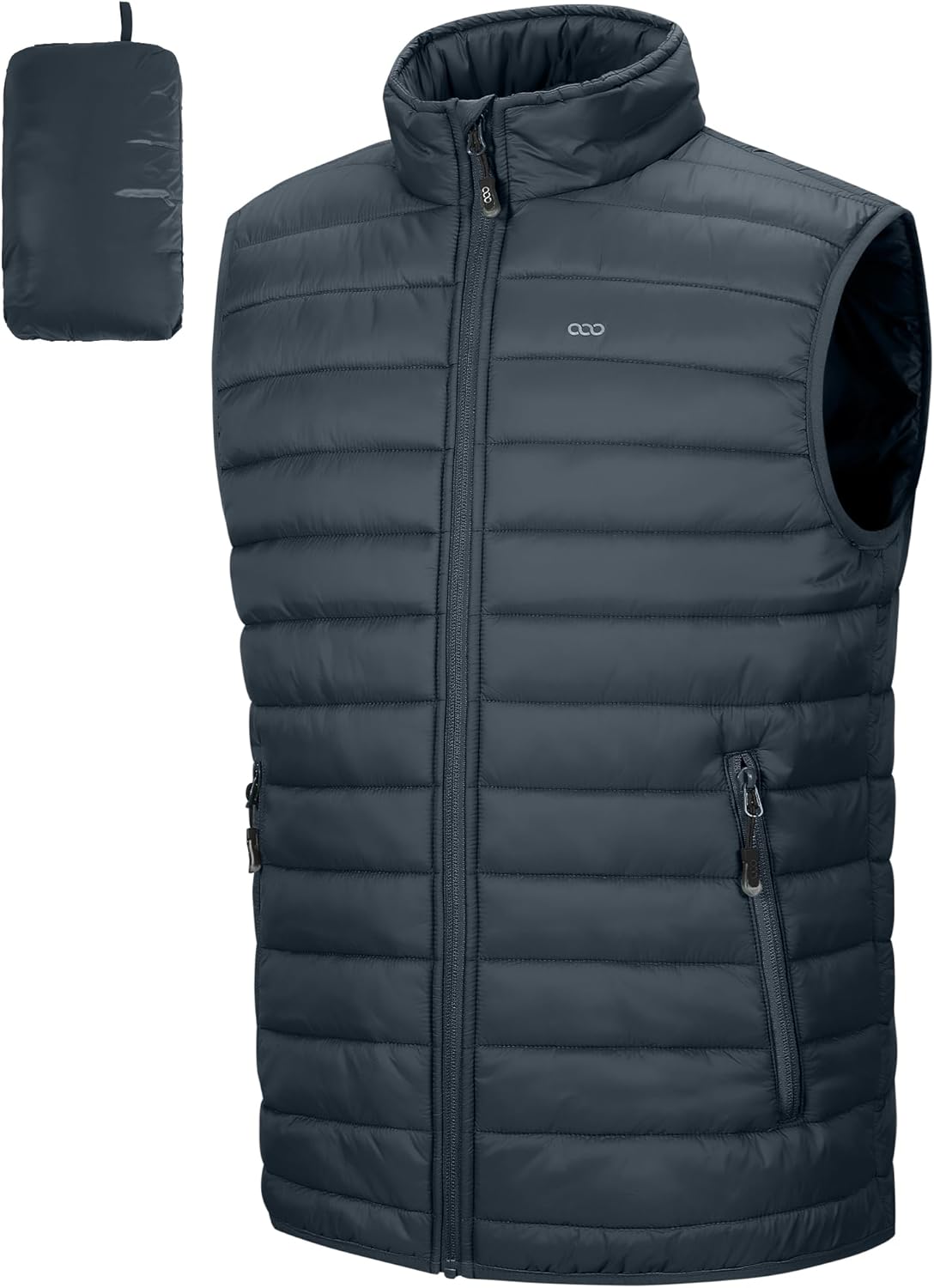 33,000ft Men's Lightweight Gilet, Packable Quilted Puffer Padded Vest Outerwear,...