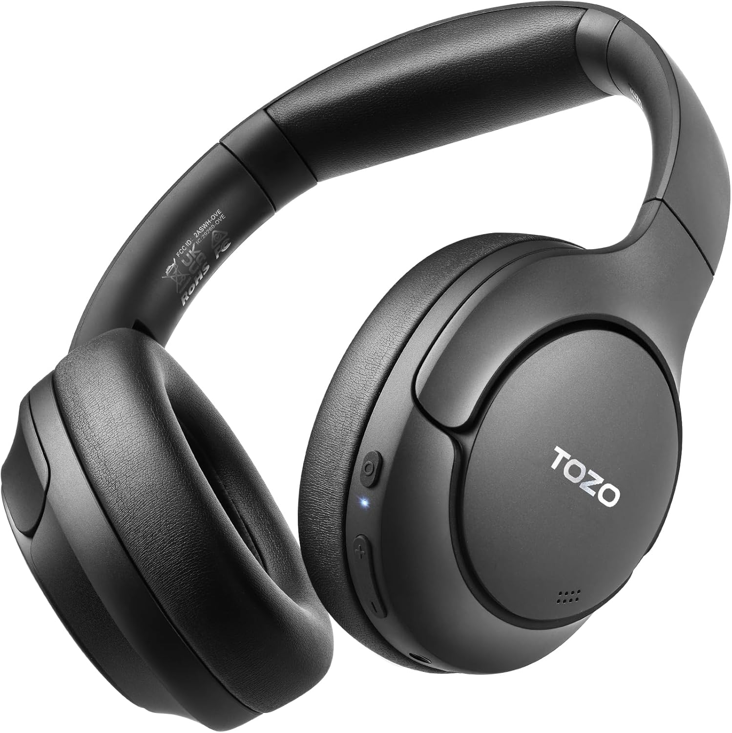 TOZO HT2 Hybrid Active Noise Cancelling Headphones, Wireless Over Ear Bluetooth...