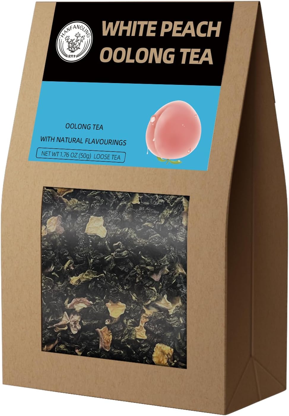 HANFANGLING White Peach Oolong Tea, Relieve Fatigue, Refreshing, Caffeine Altern...