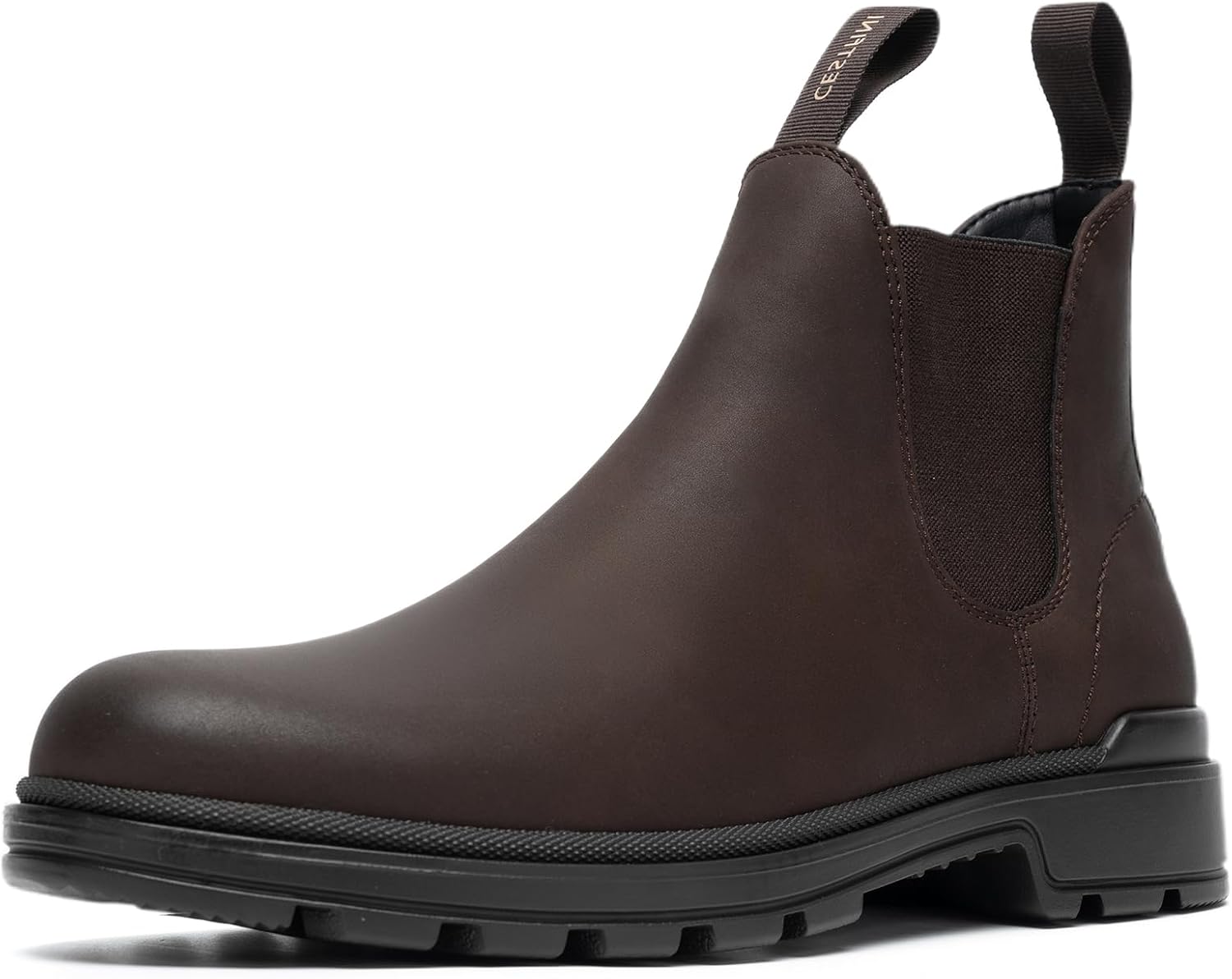 Cestfini Mens Slip On Chelsea Boots, Work hiking Ankle Booties for Men Comfortab...