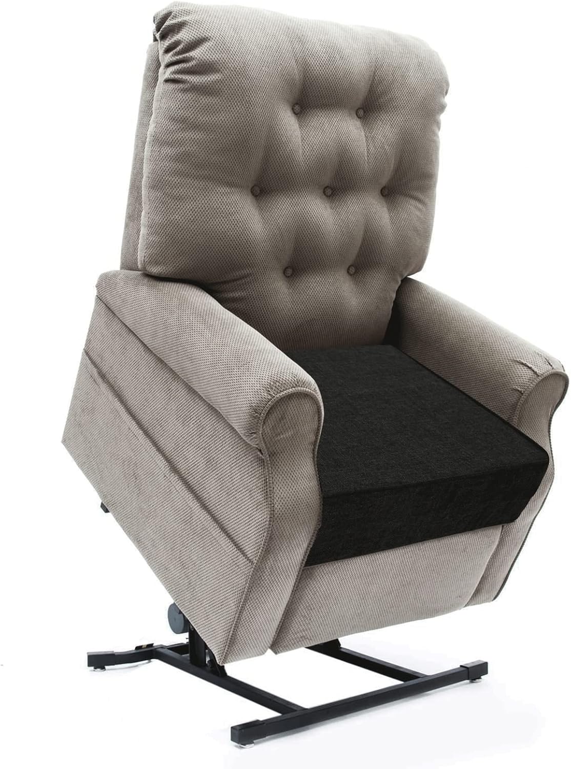 BUYUE Thickened Chair Cushion for Elderly 20" x 20" x 5", Original Linen High-De...