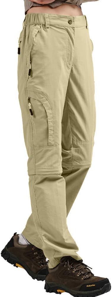 Jessie Kidden Walking Trousers Women Cargo Pants Waterproof Summer Lightweight Q...
