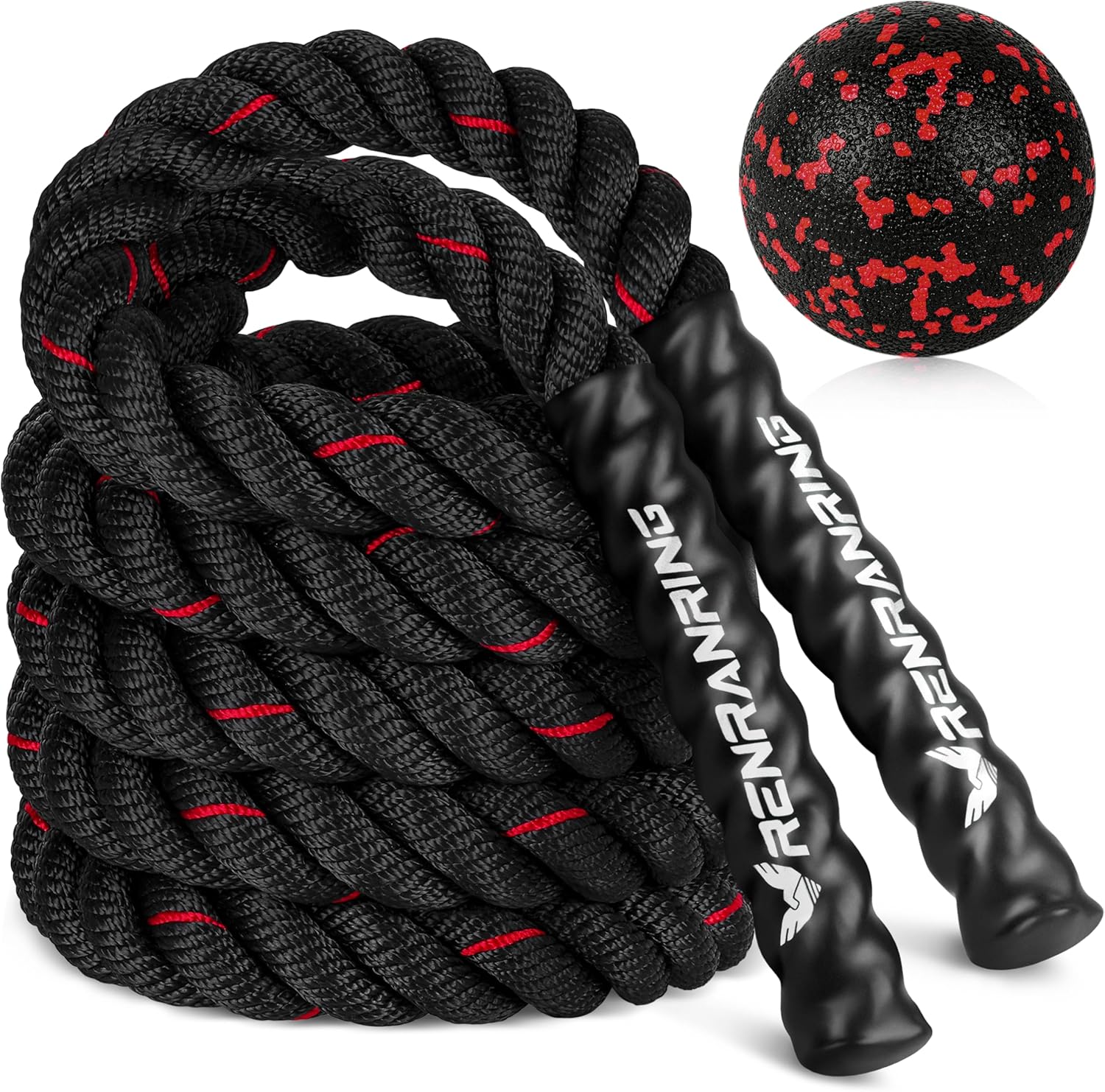 Jump Rope, 3lb 4lb 5lb Weighted Jump Rope for Fitness, 9.8ft Heavy Exercise Jump...