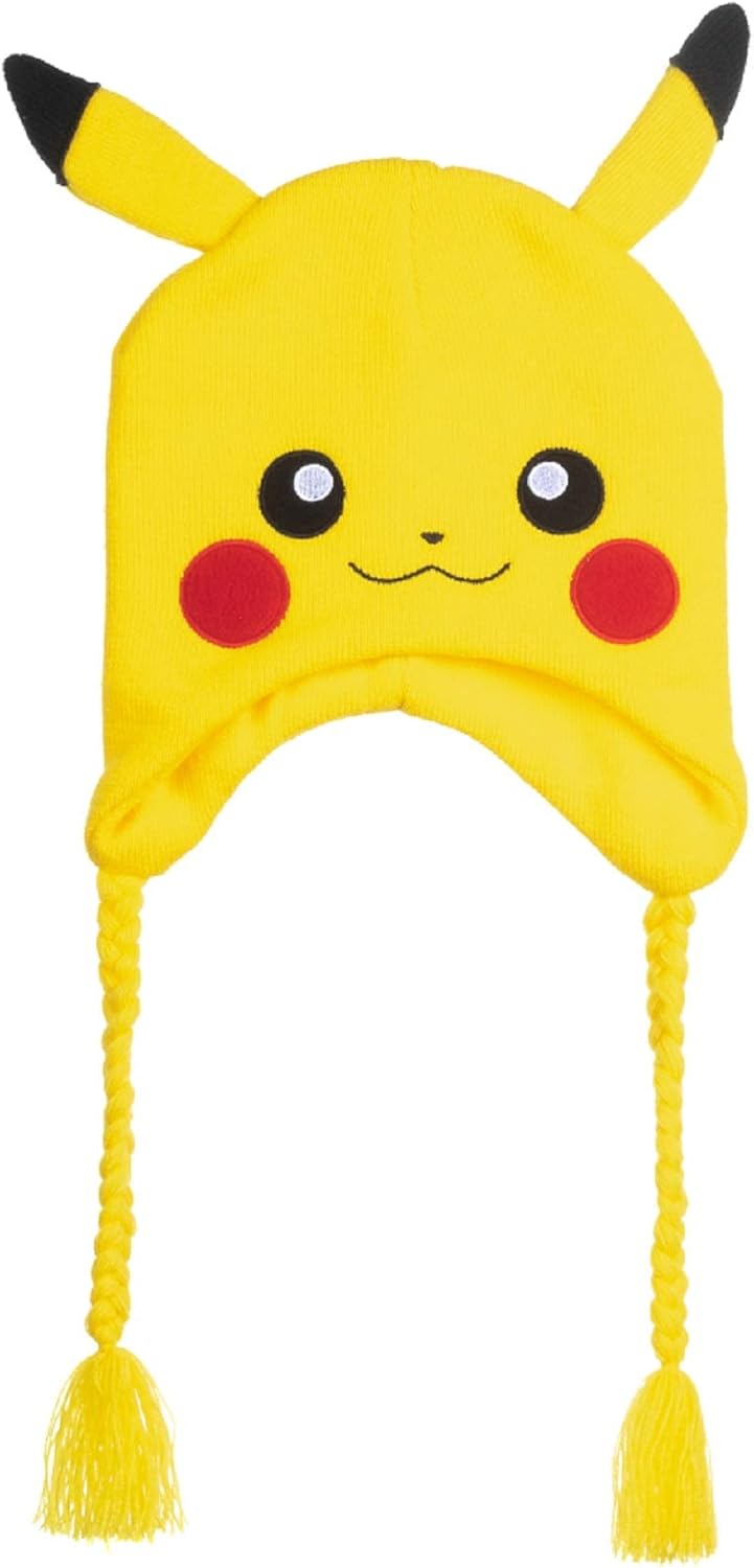 Bioworld Pokemon Pikachu Laplander Cosplay Beanie Cap Hat One Size Licensed New