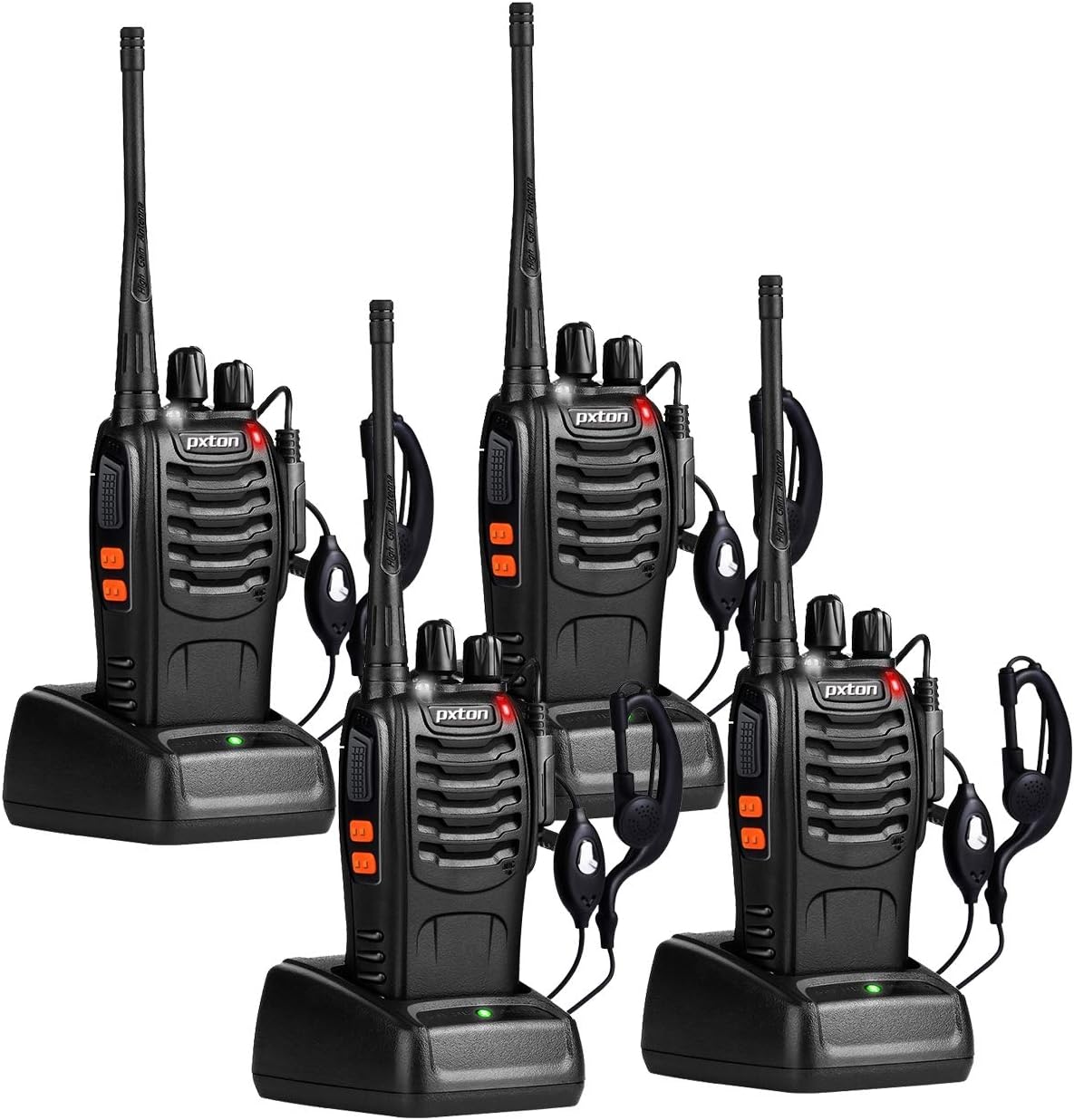 Walkie Talkies Long Range for Adults with Earpieces,16 Channel Walky Talky Recha...