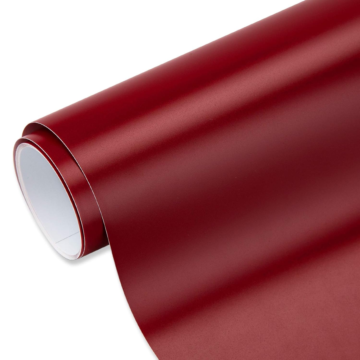 VINYL FROG Matte Wine Red Permanent Adhesive Vinyl Roll 30.5x305cm For Bottle An...