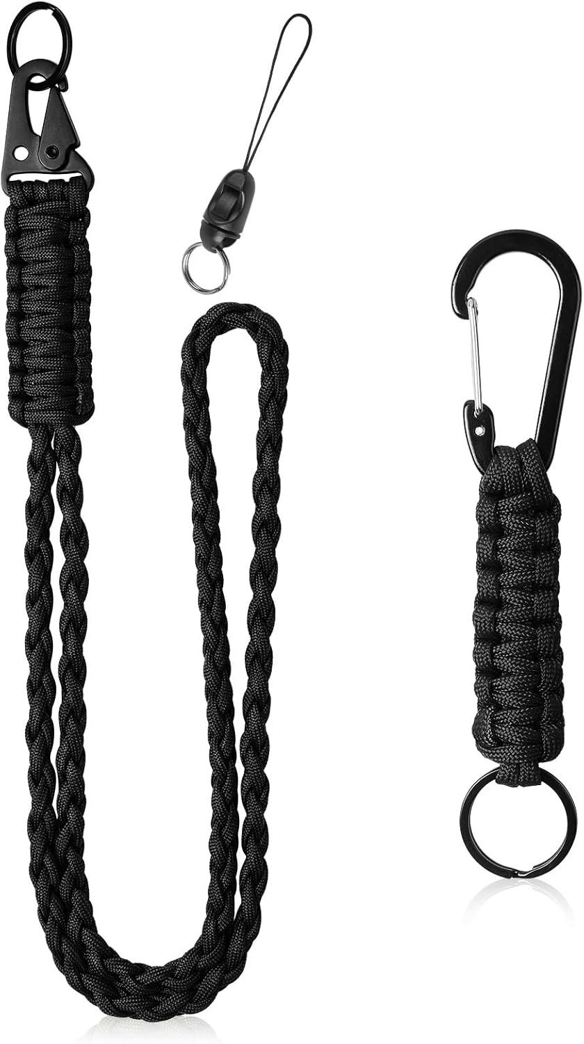 Vicloon Lanyard Neck Strap, 2pcs Paracord Lanyard, Neck Lanyard Neck Strap Badge...