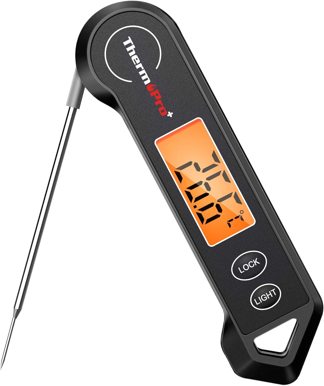ThermoPro TP19HB Digital Meat Thermometer with Ambidextrous Kitchen Food Tempera...