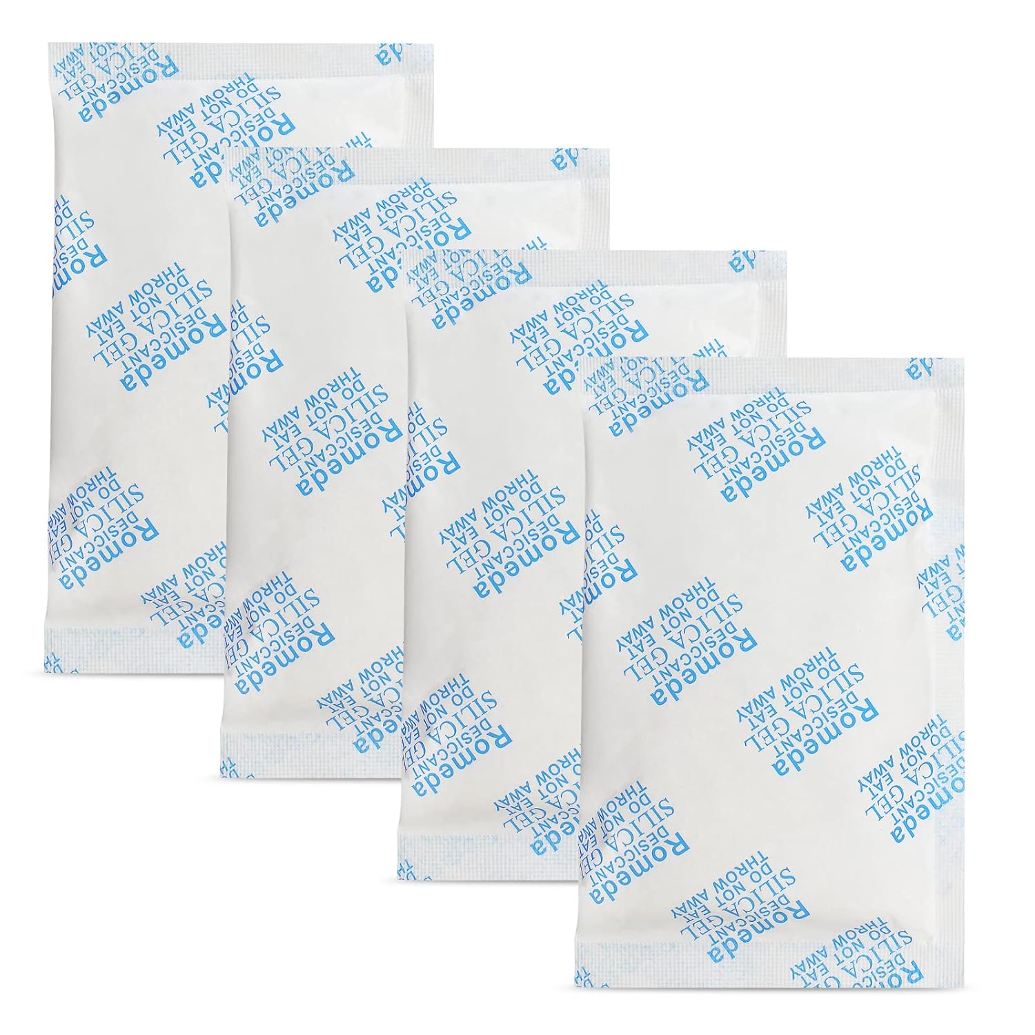 55 Pcs 5 Gram Silica Gel Packs, Transparent Desiccant, Desiccant Packets for Sto...