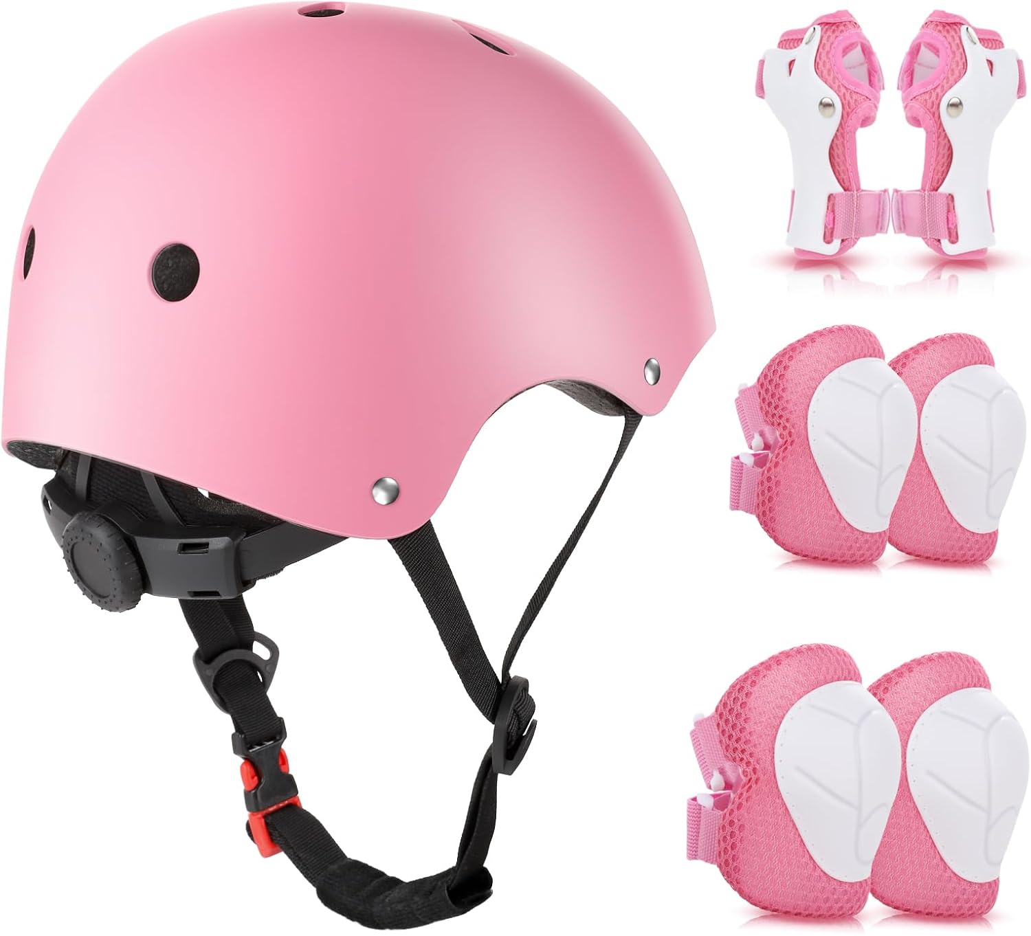 WayEee Kids Bike Helmet Age 4 Skateboard Helmet for 4-12 Years Boys Girls Adjust...