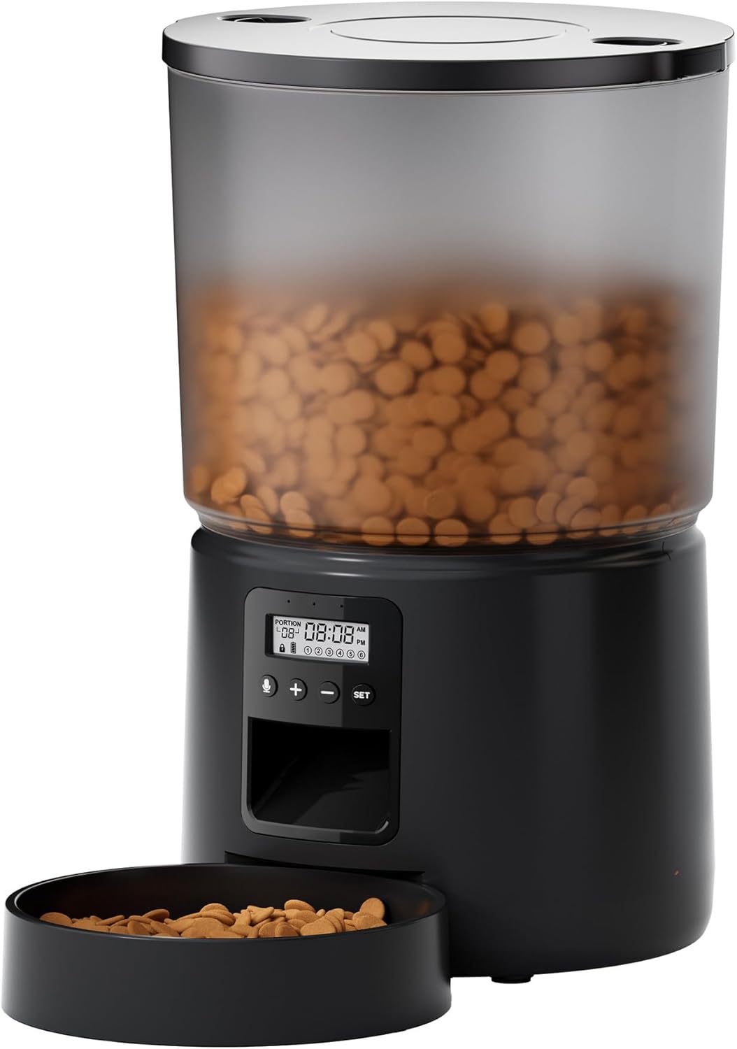 BEMOONY 5L Automatic Cat Feeder, Cat Food Dispenser with 1-6 Meals, Customized F...