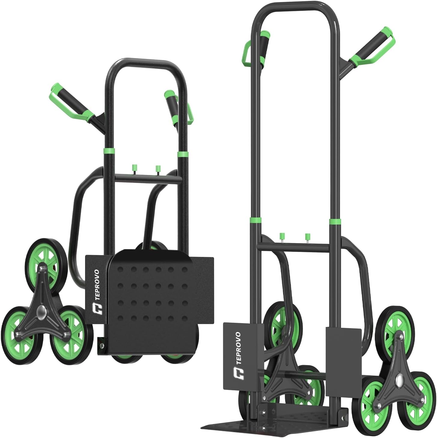 Stair Climbing Hand Truck 440lb，Heavy Duty Dolly Cart for Stairs，Thickened Upg...